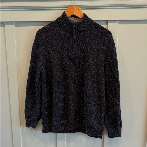 Chaps Other - Chaps 1/4-Zip Sweater • Navy & Grey • Men’s Large • Smart Casual Pullover